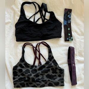 Lululemon Bras + Headband Bundle